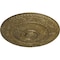 Ekena Millwork Neuveau Ceiling Medallion (Fits Canopies up to 6 3/8"), 24 1/4"OD x 2"P, Mississippi Mud Crackle CM24NAMMC - alternate 3